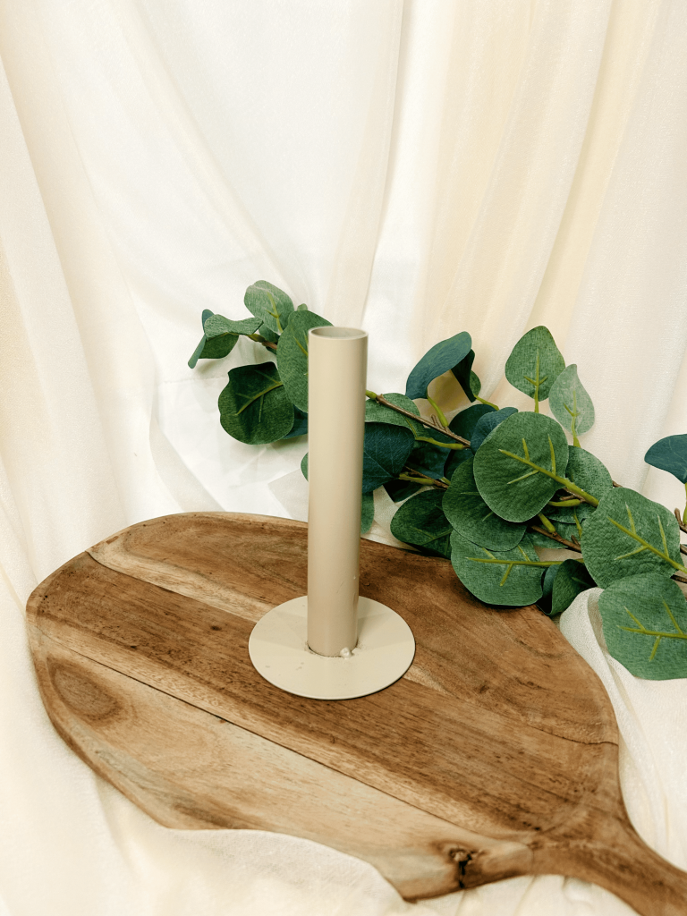 Kerzenständer beige klein