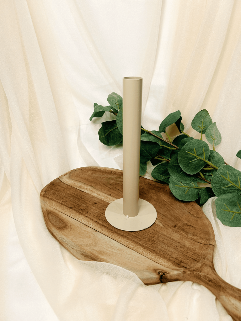 Kerzenständer beige groß
