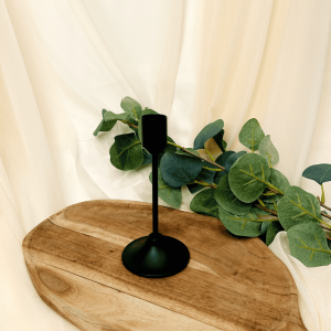 Kerzenständer Schwarz matt klein