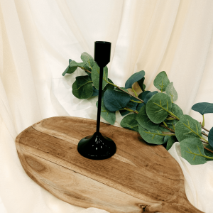 Kerzenständer Schwarz glänzend mittlere größe