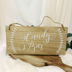 Candy Bar Schild