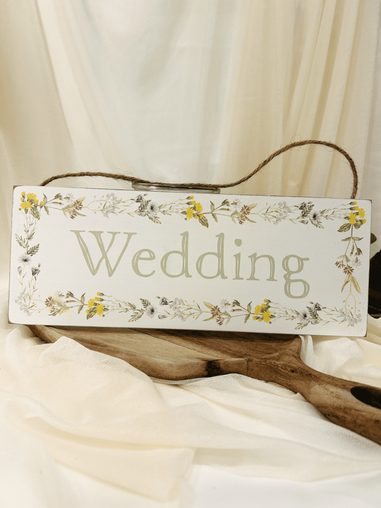 Wedding Schild