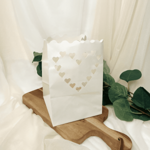 Windlicht Papier klein