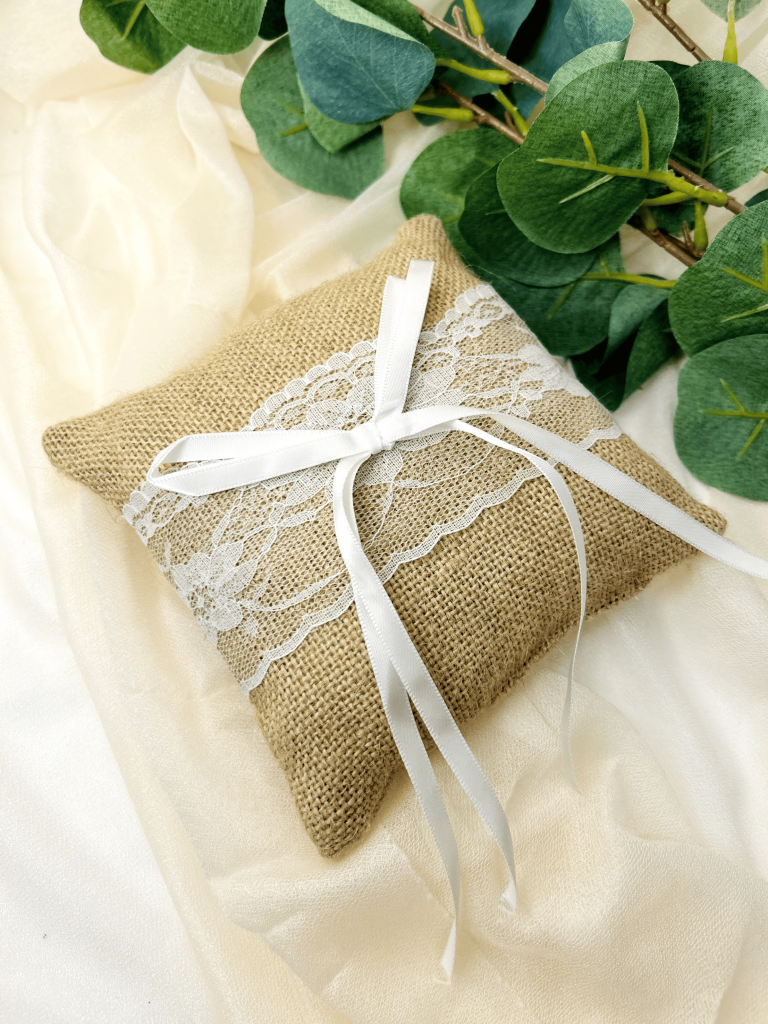 Ringkissen aus Jute