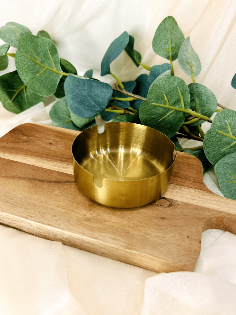 Aschenbecher gold