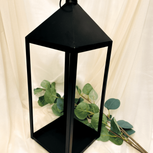 Laterne schwarz groß