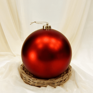 Weihnachtskugel rot XL