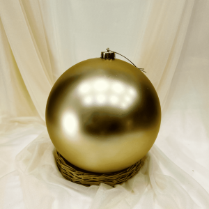Weihnachtskugel gold XL