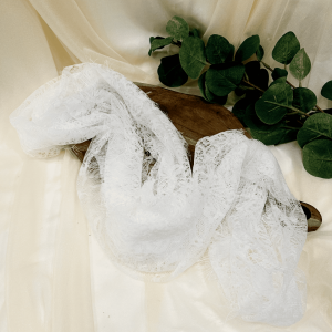 Tischläufer spitze weiß