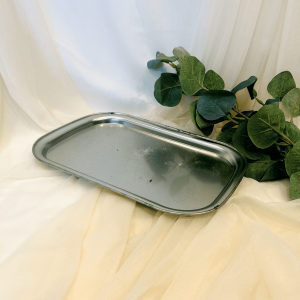 Servierplatte silber klein