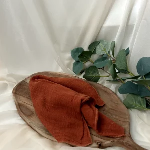 Stoffserviette Rostrot