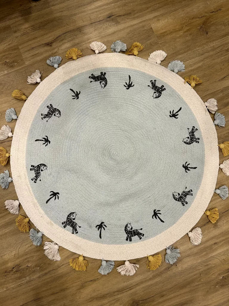 Kinderteppich rund