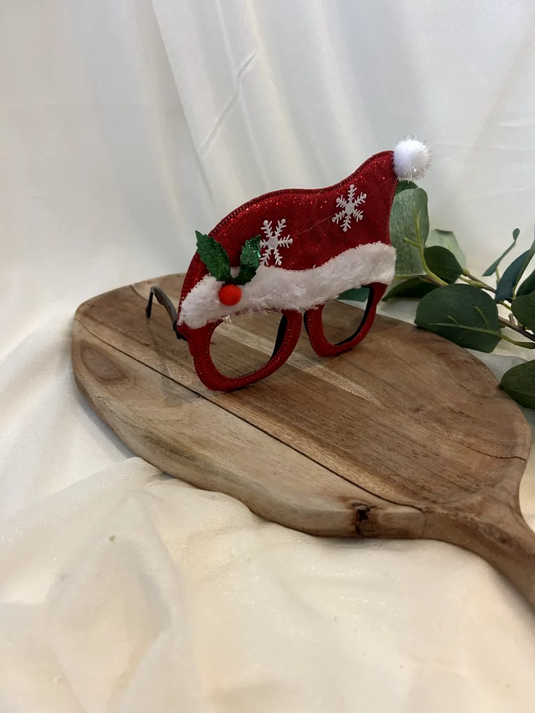 Weihnachtliche Brille