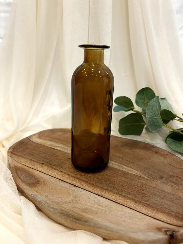 Vase braun
