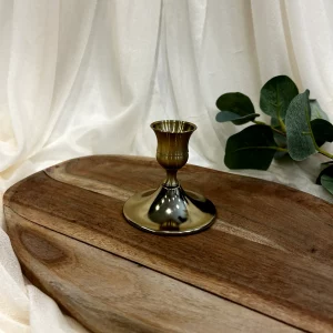 kleiner Kerzenständer gold
