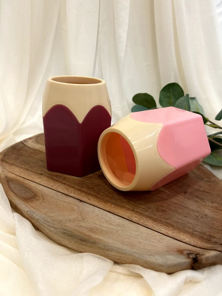 Stift Vase verschiedene Farben