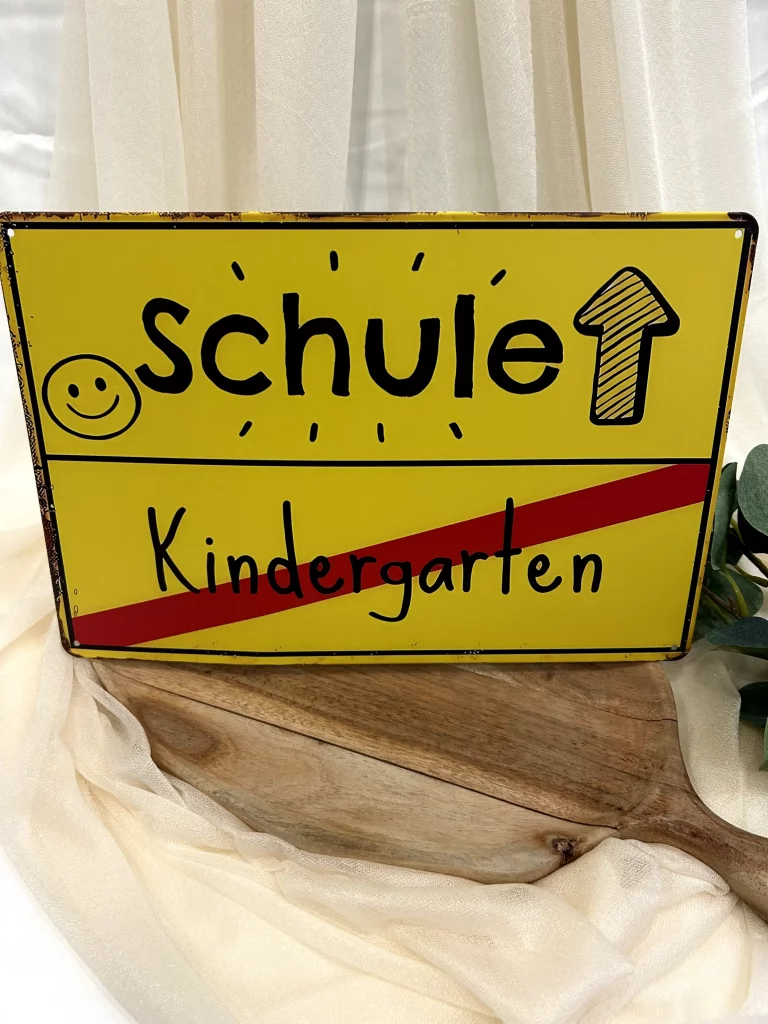Einschulung Schild