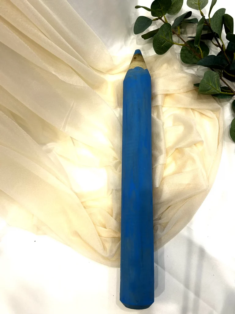 Holzstift blau